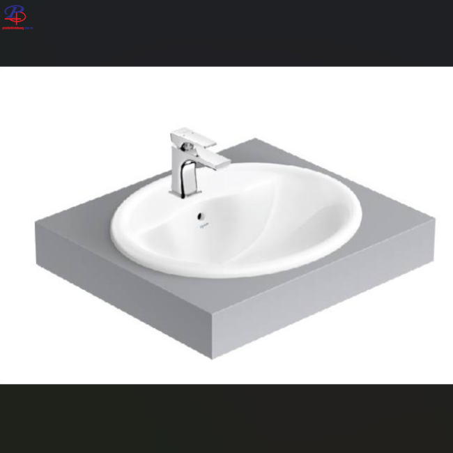 Chậu Rửa Lavabo Viglacera CD1 Âm Bàn Dương Vành (Thiết bị vệ sinh chất lượng tại Bình Dương)