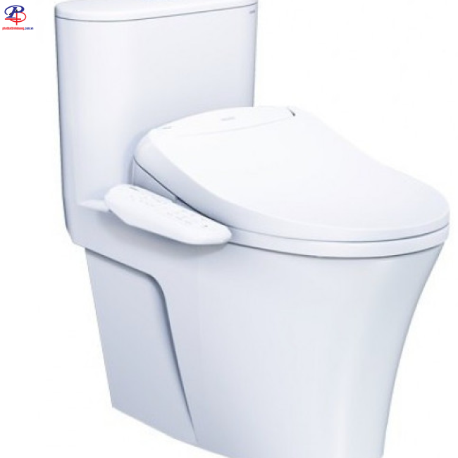 Bồn Cầu Nắp Điện Tử CAESAR CD1395/TAF400H 1 Khối