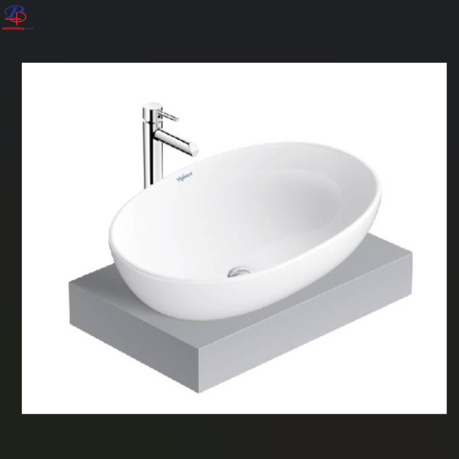 Chậu Rửa Lavabo Viglacera CD15 Đặt Bàn (Thiết bị vệ sinh chất lượng tại Bình Dương)
