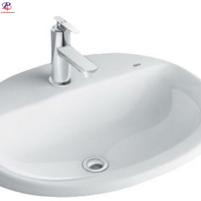 Chậu Rửa Lavabo Âm Bàn Inax L-2395V Dương Vành (Thiết bị vệ sinh giá rẻ tại Bình Dương)