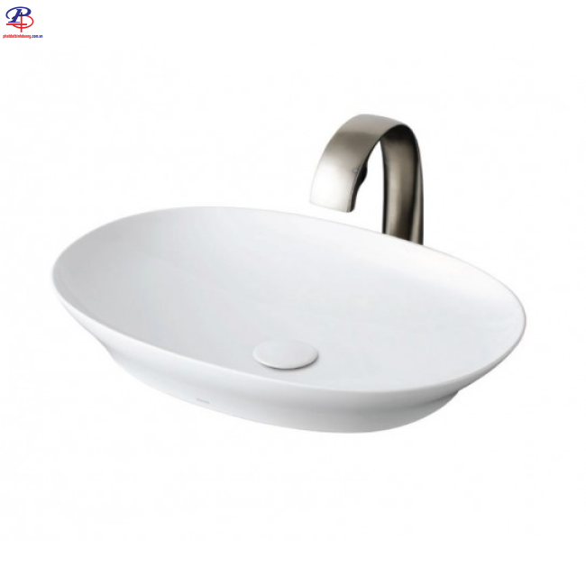 Chậu Rửa Mặt Lavabo TOTO LT4706 Đặt Bàn (Thiết bị vệ sinh chính hãng tại Bình Dương)