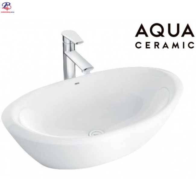 Chậu Rửa Mặt Lavabo Inax AL-465V Đặt Bàn AquaCeramic (Thiết bị vệ sinh giá rẻ tại Bình Dương)