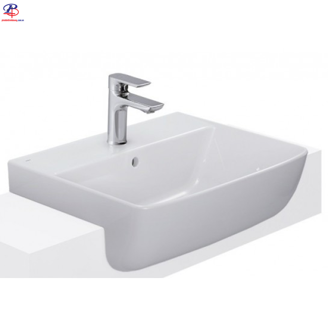 Chậu Rửa Mặt Lavabo Inax L-345V Bán Âm (Thiết bị vệ sinh giá rẻ tại Bình Dương)