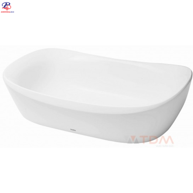 Chậu Rửa Lavabo TOTO PJS07WE#MW Đặt Bàn Trắng Mờ (Thiết bị vệ sinh chính hãng tại Bình Dương)