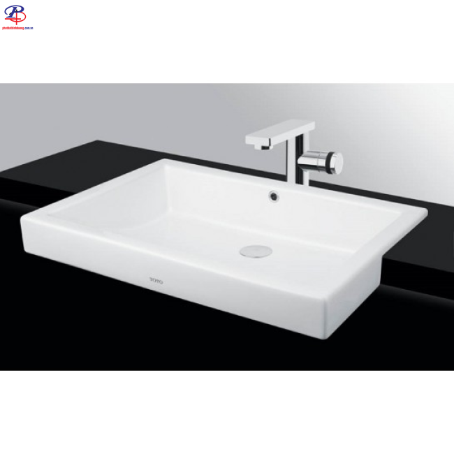 Chậu Rửa Mặt Lavabo TOTO LW646JW/F Bán Âm Bàn (Thiết bị vệ sinh chính hãng tại Bình Dương)