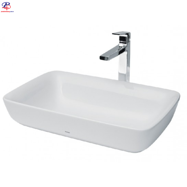 Chậu Rửa Lavabo TOTO PJS06WE#MW Đặt Bàn Trắng Mờ (Thiết bị vệ sinh chính hãng tại Bình Dương)