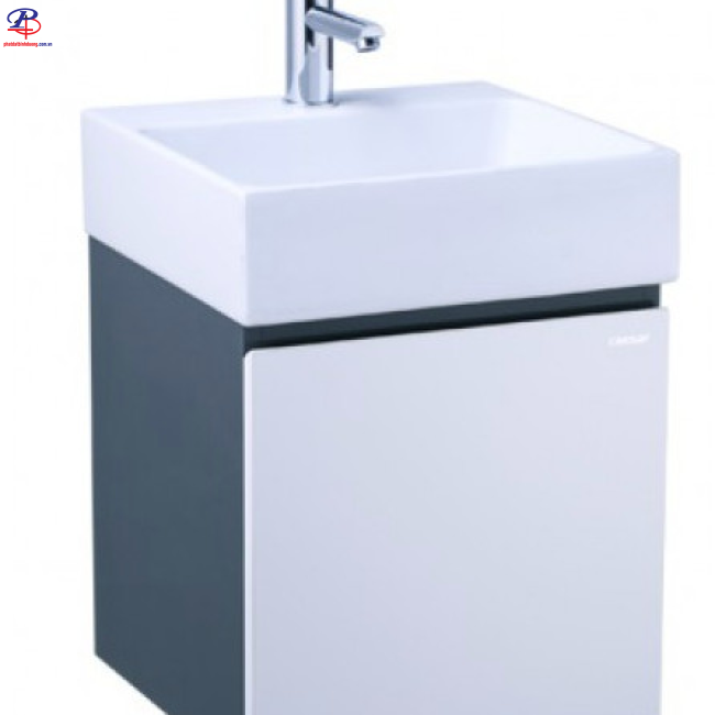Bộ Tủ Lavabo Caesar Treo Tường LF5257/EH05257ATGV Xám Đậm