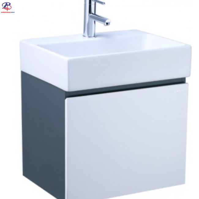 Bộ Tủ Lavabo Caesar Treo Tường LF5259/EH05259ATGV Xám Đậm