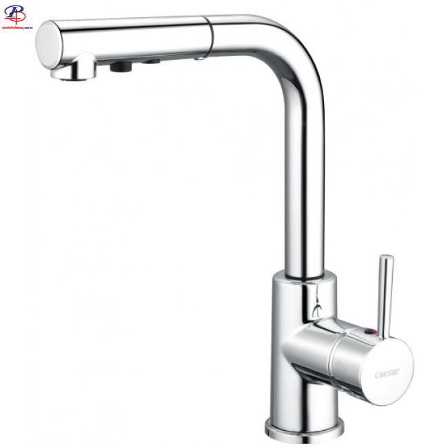Vòi Rửa Chén Caesar K915C Rút Dây Nóng Lạnh