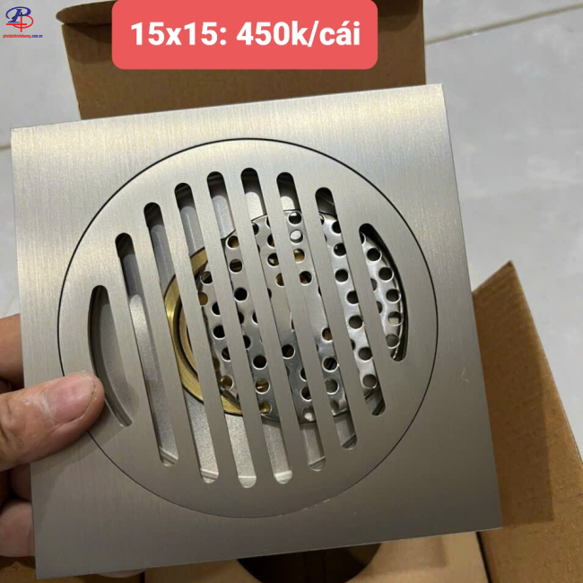 Thoát sàn Inox 304 (150x150)..